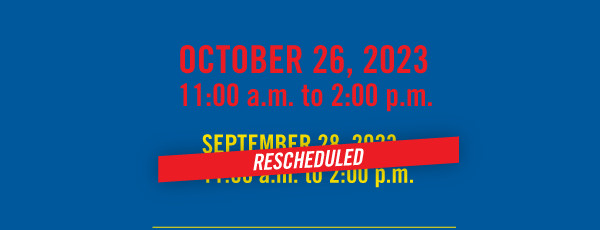 October 26th, 2023 11:00am to 2:00pm